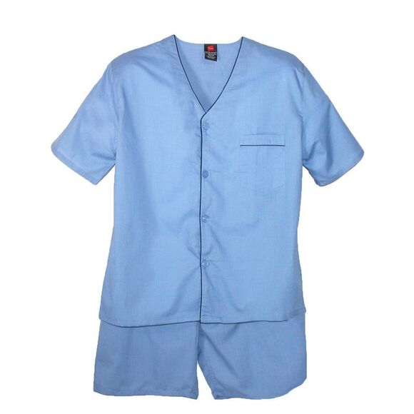 Hanes Men's Short Sleeve Short Leg Pajama Set - Picture 1 of 5